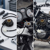 Digital Motorcycle Speedometer Sensor Wired Speedometer Sensor with Cable Universal Replacement Part Easy to Replace for DIY Hobbyists