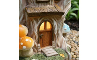 Weather-Resistant Solar Toadstool House Light Waterproof Solar Toadstool House for Patio, Yard, Balcony