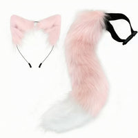 Faux Hair Tail with Adjustable Strap Soft Faux Hair Tail Lightweight Cosplay Accessory for Cosplayers
