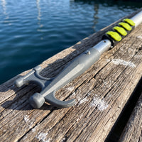 Telescopic Aluminum Boat Hook for Marine Vessels, Dinghies, and Yachts - Rescue and Mooring Pole