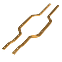 RC Car Chassis Side Rails RC Chassis Rails with Mounting Holes Heavy-Duty