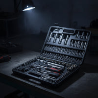 94 Pieces Ratchet and Socket Heavy-Duty Socket with Case Comprehensive Mechanics Tool for Home Mechanics