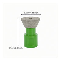 Stone Grinding Drill Head Diamond Burr with Metal Shank Heavy-Duty Bits Abrasifs for Hobbyists, Tile Installation