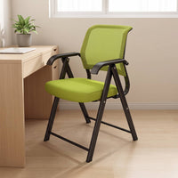 Foldable Office Chair Space-Saving Folding Office Chair Padded Seating for, Meeting Room