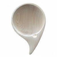 Cedar Wood Water Ladle Wooden Water Ladle Ergonomic Design Wood Bath Spoon for Kitchen