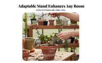 Indoor & Outdoor Use Houseplant Climbing Stake Decorative Design Garden Trellis Natural Look Plant Support Structure for Gardeners, Home Decorators, Potted Plants, Balcony, Patio