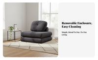 configurable unit Armchair Removable and cleanable Cover Upholstered perusing Chair Space-Saving Living Room Furniture for Bedroom, Lounge Area, Home Office