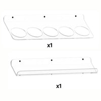 Spray Can Wall Rack Multi Purpose Wall-Attached Spray Can Holder Space Saving