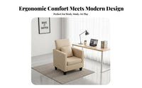 firm-density Foam padding Upholstered rotating Chair Plush paddinging Gaming Armchair Ergonomic Design Office Furniture Padded Armrests for video game enthusiasts, Students, Remote Workers, Internet Cafe, Dormitory, Study Room, Bedroom