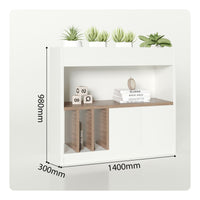 Office Partition Cabinet Modern Minimalist Design Workstation Divider Cabinet Easy to Install Standing Partition Screen for Interior Designers
