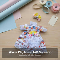 30cm Doll Princess Dress Great Birthday Gift BJD Dress Soft Material Doll Outfit for Girls, Imaginative Play