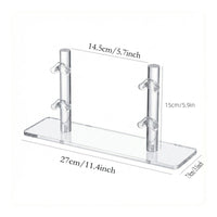 Eyeglasses Display Stand Clear Acrylic Eyewear Display Stand Eyeglasses Rack Holder Transparent Glasses Rack Countertop
