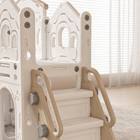 Material Indoor Slide and Swing Set Easy Assembly Toddler Climber and Slide Playset Develops Physical Skills Indoor Outdoor Playground Phthalate-Free-Safe for Toddlers, Infants, Home, Playroom