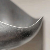 Pedestal Dessert Cup Aged Silver Finish Stainless Steel Dessert Bowl Vintage-Inspired Mousse Cup with Pedestal for Cafe Owners, Afternoon Tea, Parties
