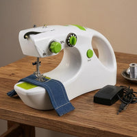 Built-in Handle Portable Hand Sewing Machine Thread Cutter handheldGrip Sewing Machine on/power Button Household Tool Multiple Layers