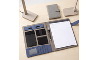 Portfolio with Notepad Professional Business Portfolio Document Folder Hardwearing Conference Folder Multi-Functional