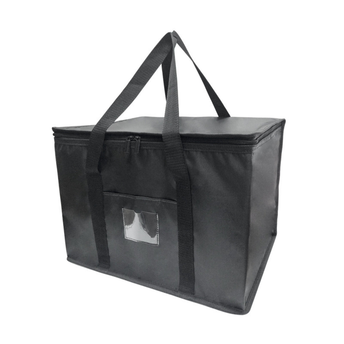 Insulated Tote Bag Reusable Tote Bag with Clear Window Stable for Shoppers, Picnics