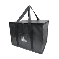 Insulated Tote Bag Reusable Tote Bag with Clear Window Stable for Shoppers, Picnics