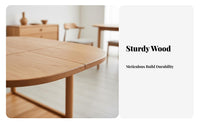 Extendable-Downpanel Dining Table Multi-Functional Extendable Extendable-Downpanel Table Foldable Space-Saving Design