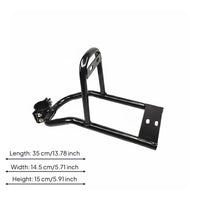 Waterproof Scooter Basket Mounting Bracket Stable Design Electric Scooter Rear Rack Easy Installation Vehicle Accessory for Commuters