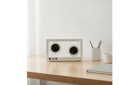 Bluetooth Transparent Speaker Dual-driverDriver Speaker with Clock Compact Gadget Portable for Nightstand