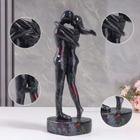 Couple Figurine Modern Couple Sculpture Glossy for Entryway, Bedroom, Couples