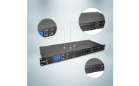 512-Channel Lighting Control Recorder with LCD Display Rackmount Lighting Control Data Recorder Automated Playback Controller Programmable for Lighting Technicians, Stage Managers