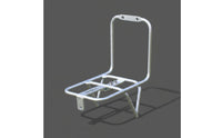 Anodized Finish Front Cargo Rack Rust Resistant Front Bike Rack Easy Installation High Strength for Commuters, Cyclists, Shopping, Touring