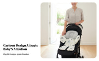 All-Season Use Universal Stroller Pad Soft Cotton Material Head and Body Support Cushion Breathable for Babies, Strollers, High Chairs