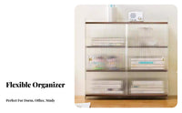 configurable Desk Organizer Multi-Tier Design Desk Hutch Corneraccommodating for Students