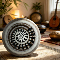 Water Sound Meditation Practice Drum Precipitation Tone Drum Easy to Play Musical Instrument for Beginners