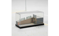 Dust-Proof Cover 1:64 Scale Car Display Scene Highly Detailed Street Slope Display Scene Box Multi-Layer Design 1/64 Scale Display Scene for Hobbyists