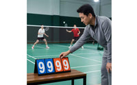 Flip Scoreboard Easy to Read Manual Game Scoreboard Stable Design Portable Score Keeper for Tournaments, Indoor
