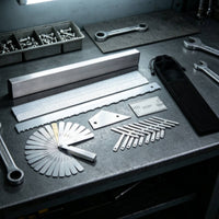 Fret Leveling Kit Silver Fret Leveling Bar with Gauges Comprehensive Luthier Tools for Luthiers, Workshop, Bench Tuning
