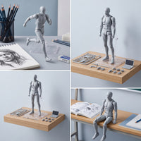 DIY Figure Model Kit Articulated Poseable Art Mannequin Intercambiable