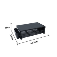 Screen Riser with Drawer Pen Cup Desk Organizer with Drawer Ergonomic Desktop Screen Riser for Workspace