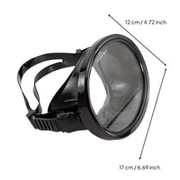 Diving Visor Adjustable Strap Freediving Visor Anti-Fog Water Sports Gear for Divers