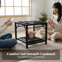 Winter Warmer Foldable Kotatsu Frame space-efficient Design Japanese Kotatsu Adjustable Temperature Heating Table Energy-Saving for Families, Game gamers, Living Room, Family Gatherings, Small Apartments, Bedroom