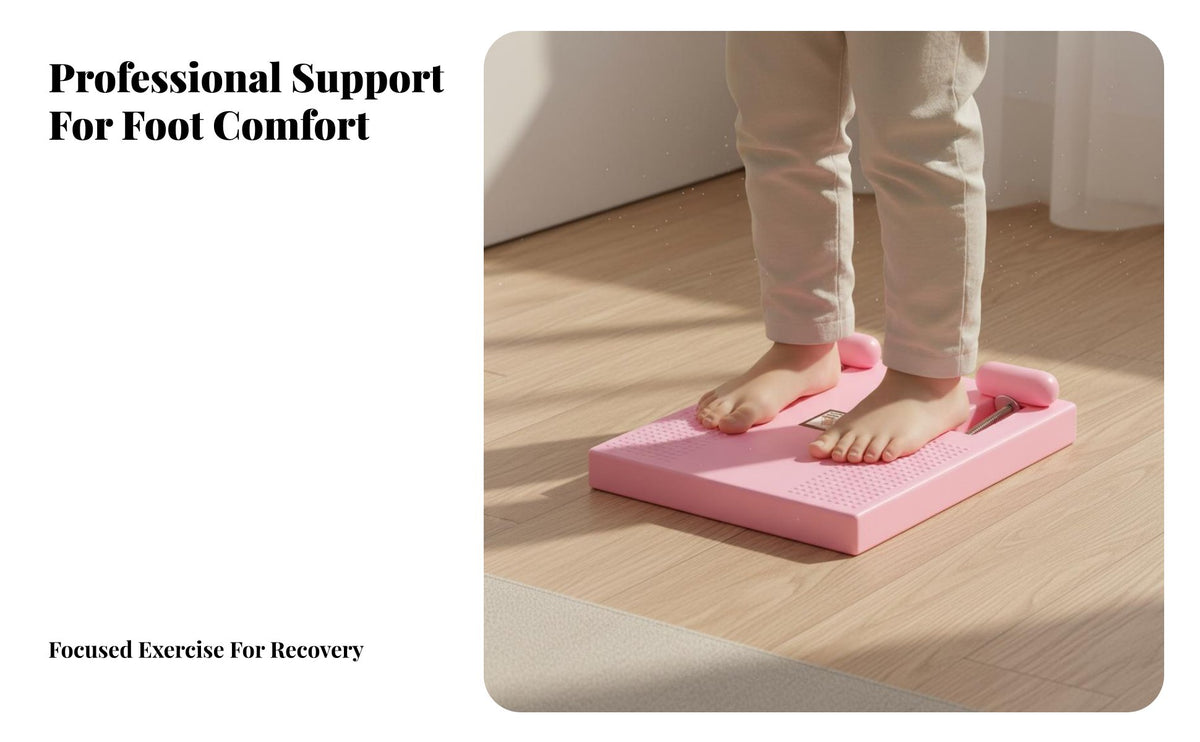Improves Alignment Flat Foot Arch Exerciser Anti-Slip Design Foot Arch Exerciser Portable Plantar Muscle Exercise Board Easy to Clean for Children, Dancers