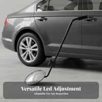 Under Vehicle Inspection Mirror Full Rotation Under Car Inspection Mirror Lightweight Sturdy-Duty for Garages