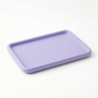Pet Feeding Tray Low-Height Tray with Raised Rim Food Mat Flat Wide for Pets, Floor, Home