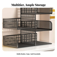 Multi-Tier Countertop shelf spaceSaving 3-Tier Standing Organizer for households