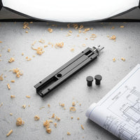 DIY Friendly Quick Release Tail Vise Anodized Finish Woodworking Table Clamp for Woodworkers, Garage