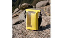Touchscreen Compatible Waterproof Phone Bag Roll-Top Phone Bag with Shoulder Strap Adjustable Pack Detachable for Swimmers, Swimming, Boating