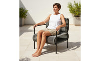 Waterproof Outdoor Rattan Seating Set Sun-Resistant Rattan Sofa Chair Weather-Resistant Outdoor Wicker Chair for Terrace