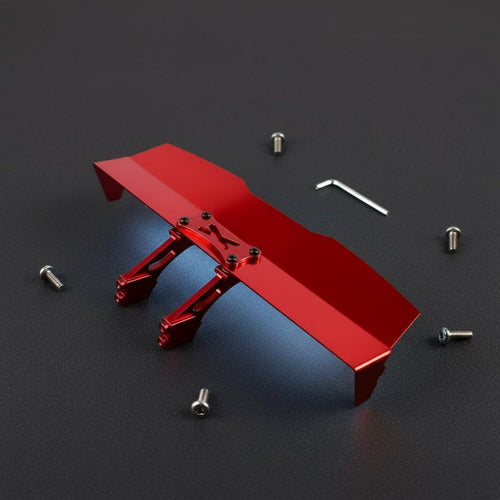 1/16 Scale RC  Metal Rear Wing Assembly Anodized coating Tail Wing CNC Machined Hobby Accessory