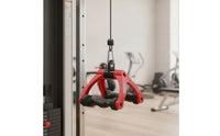 Row Handle Cable Attachment Ergonomic V Bar Attachment Swivel Rowing Handle for Fitness Enthusiasts