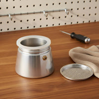 2 Pieces Leak Proof Stovetop Pot Gasket and Filter Set Easy to Replace Silicone Sealing Seal and Filter Plate