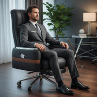 Office Chair Padded High-Back Office Chair Cushioned Seat Seating Furniture