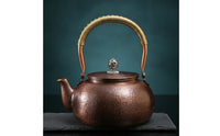 Copper Teapot Retro Hammered Teapot Removable